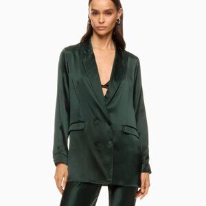 Silk Laundry Relaxed Blazer Size L